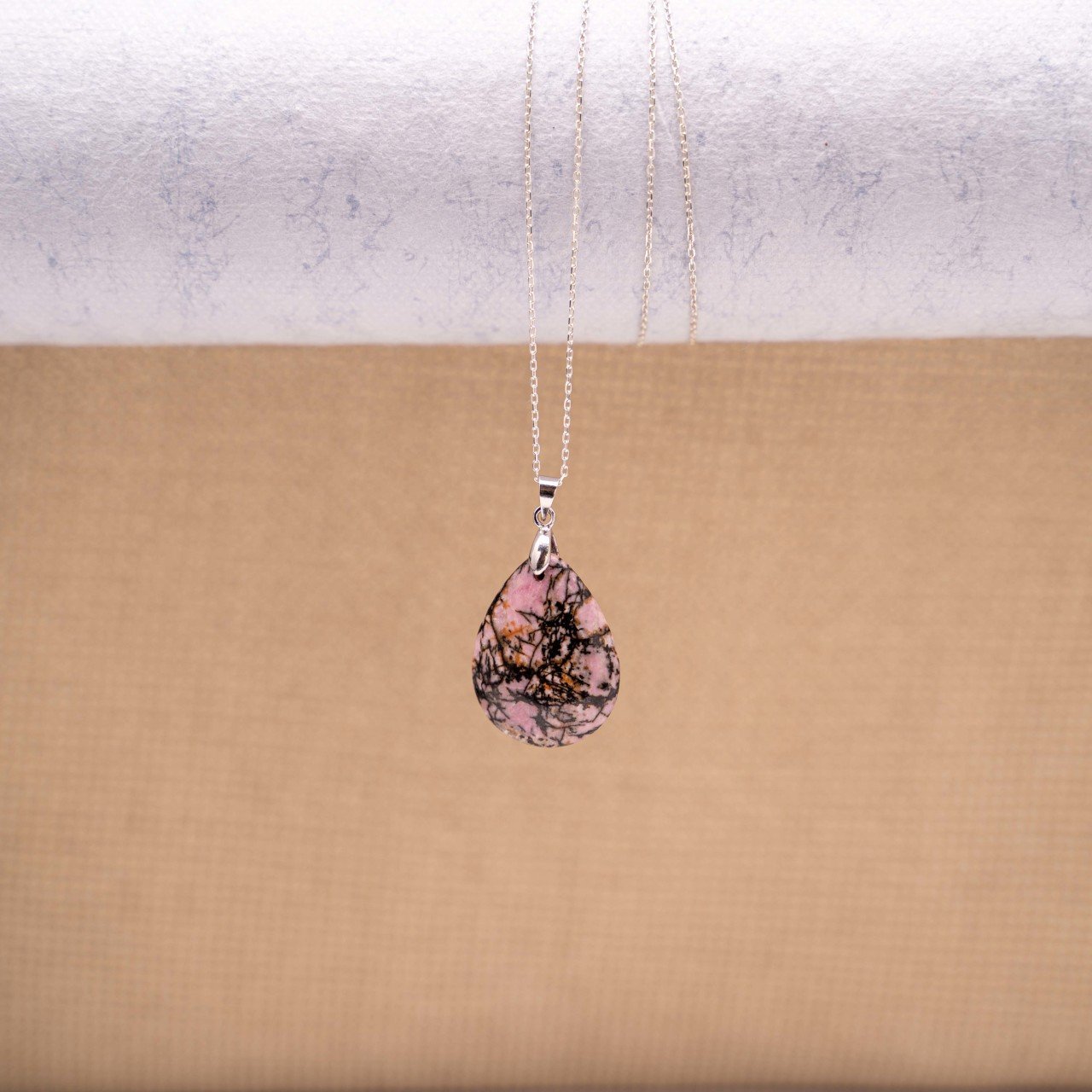 Rodonit Kolye Ucu Damla