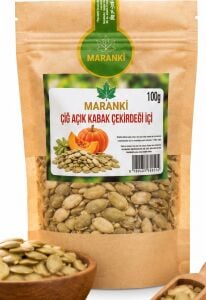 Maranki Çiğ Açık Kabak Çekirdeği İçi Doğal Kavrulmamış 100 g