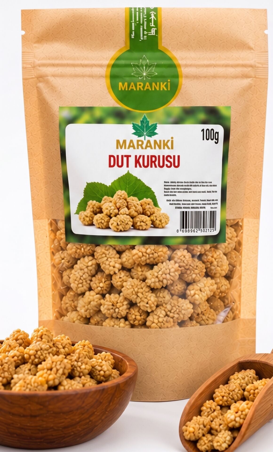 Maranki Dut Kurusu Doğal Kurutulmuş Beyaz Dut 100 g