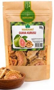 Maranki Guava Kurusu Doğal Kurutulmuş Dilimli Guava Meyvesi 100 g