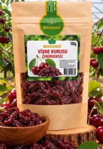 Maranki Vişne Kurusu Çekirdeksiz Doğal Kurutulmuş Vişne 100 g