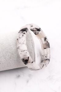 Rutil Kuvars Bileklik Kare - Model 2