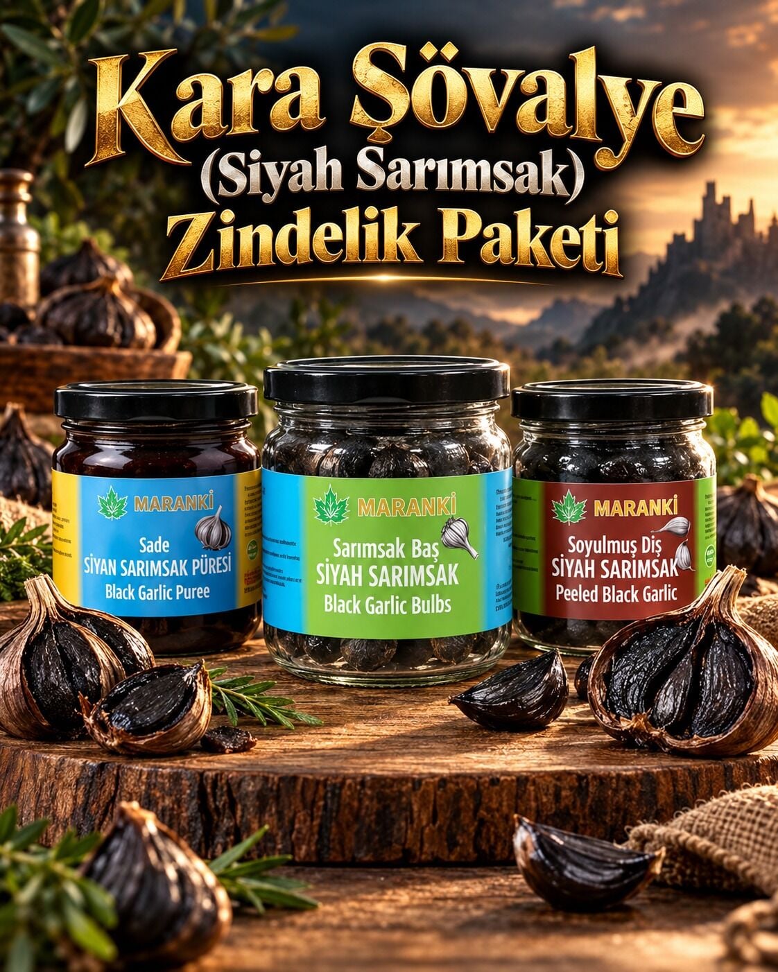 Kara Şövalye (Siyah Sarımsak) Zindelik Paketi