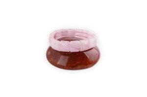 Pembe Kuvars Bileklik Model 2