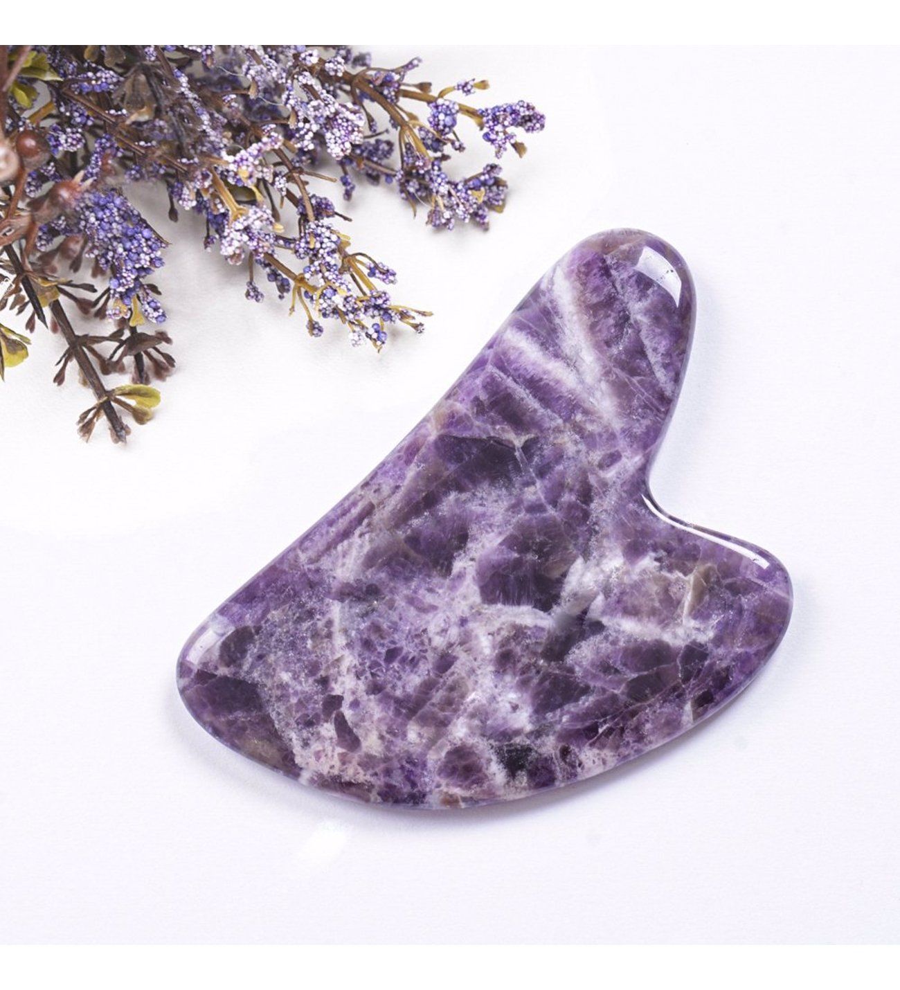 Ametist Gua Sha Taşı