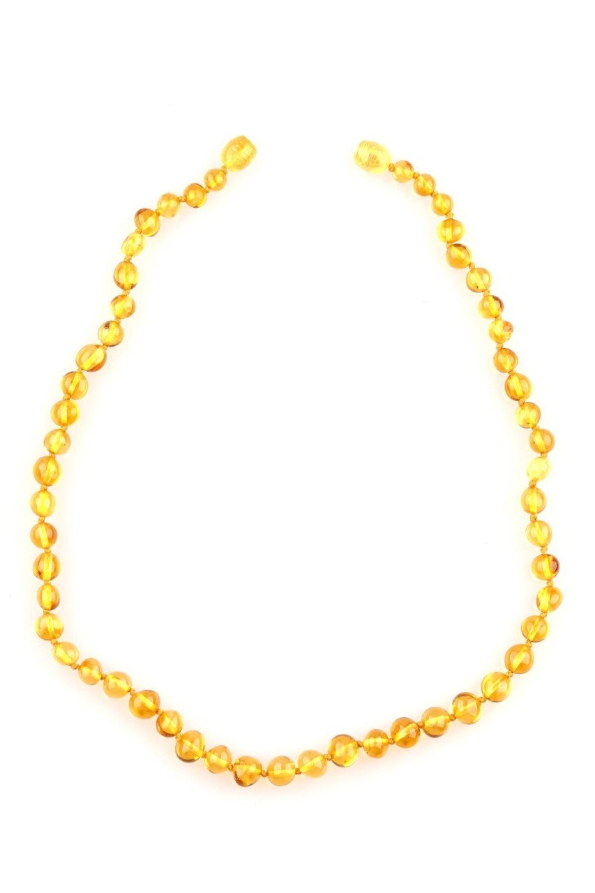 Kehribar Sıralı Kolye Model 2