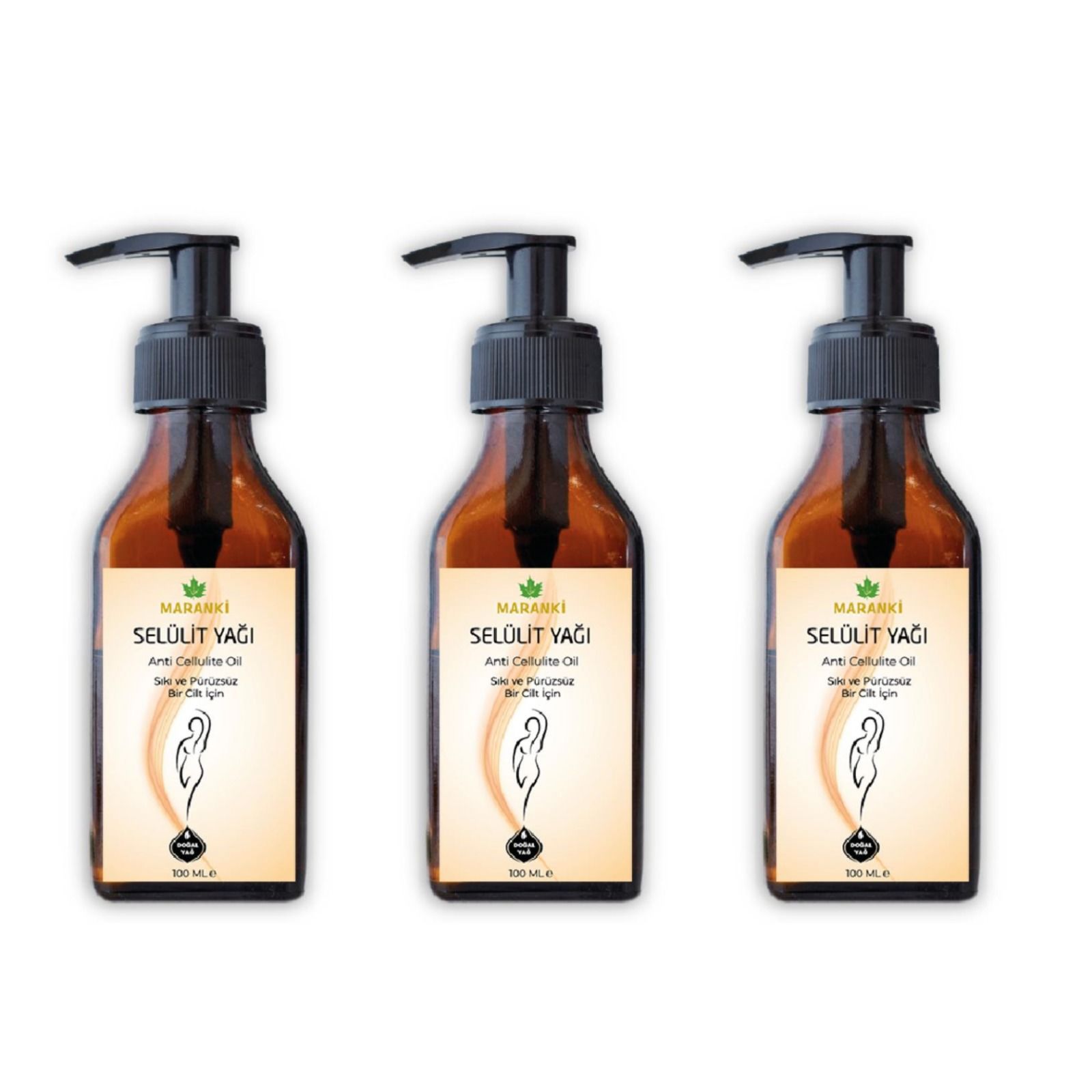 3 Al 2 Öde Maranki Doğal Selülit Yağı 100 ML