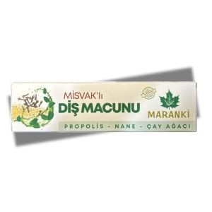 Maranki, Propolis, Çay ağacı, Misvaklı, Nane ve Karanfil Özlü Katkısız Doğal Diş Macunu 100 Ml