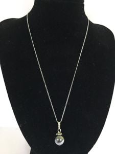 Hematit Kolye Ucu - Yuvarlak Model