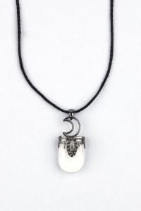 Kristal Kuvars Doğal Taş Kolye Ucu