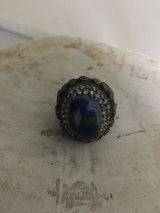 Bayan Yüzük Otantik Lapis Yüzük