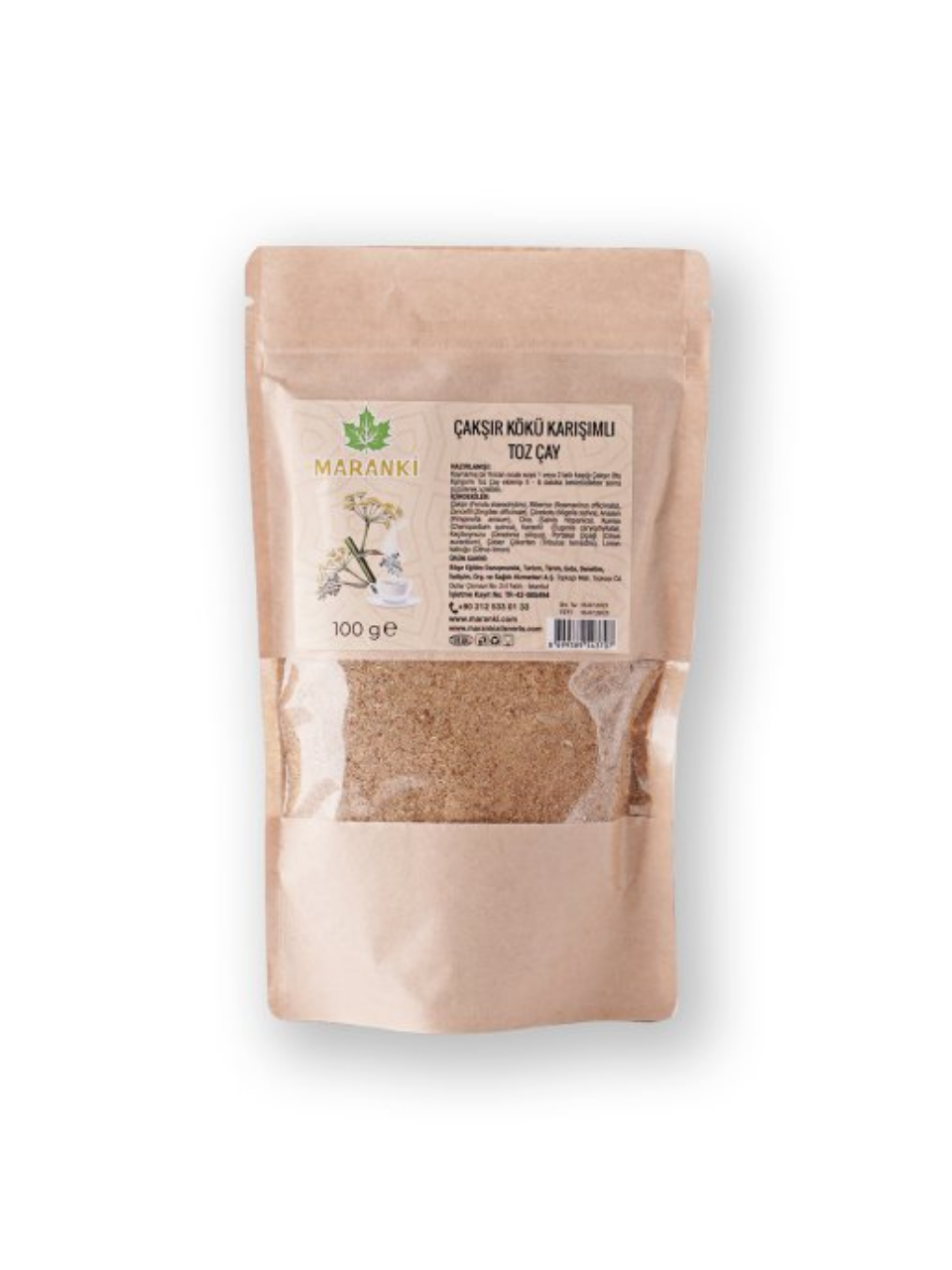 Maranki Çakşır Otu Karışımlı Toz Çay 100 Gr