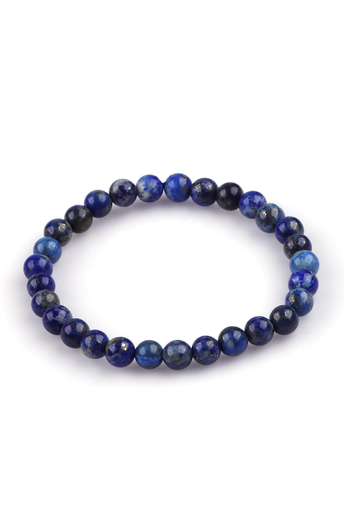 Lapis Bileklik - Küre Kesim 6 mm