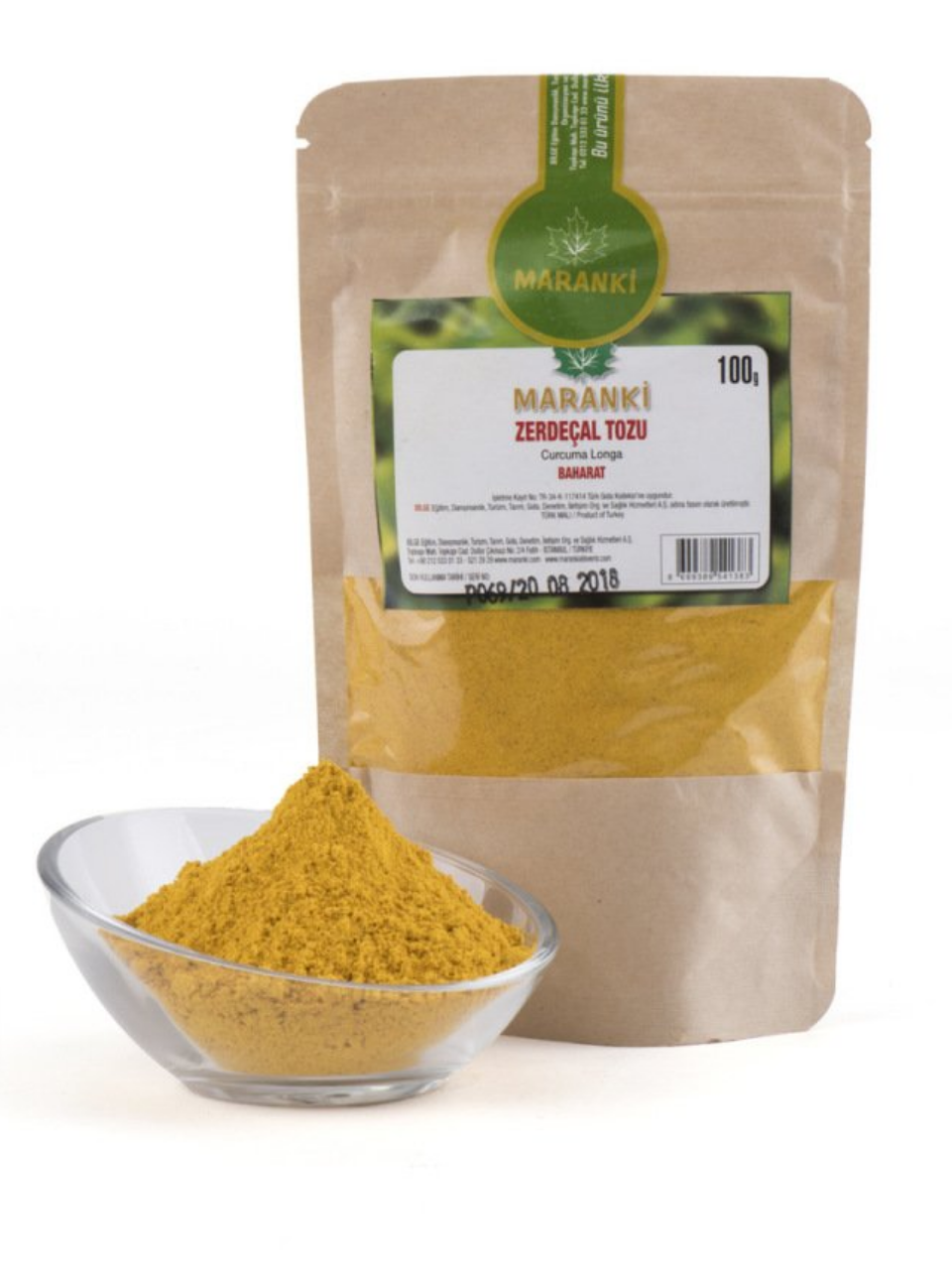 Zerdeçal Kökü Tozu 100 Gr
