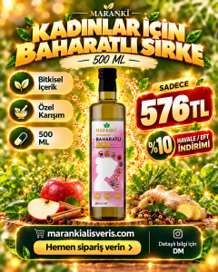 Kadınlar İçin Baharatlı Sirke 500 ml