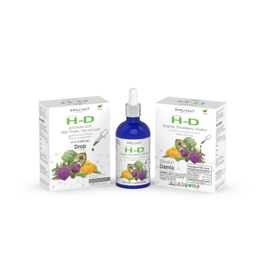XP Tonis H-D (Enginar, Devedikeni, Hindiba) 50 ml Damla Sıvı Ekstraktı