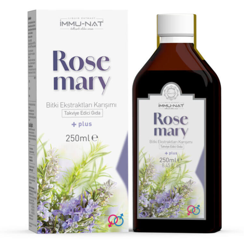 Biberiye (Rose Mary) Nat-Ext Sıvı Ekstraktı 250 ml