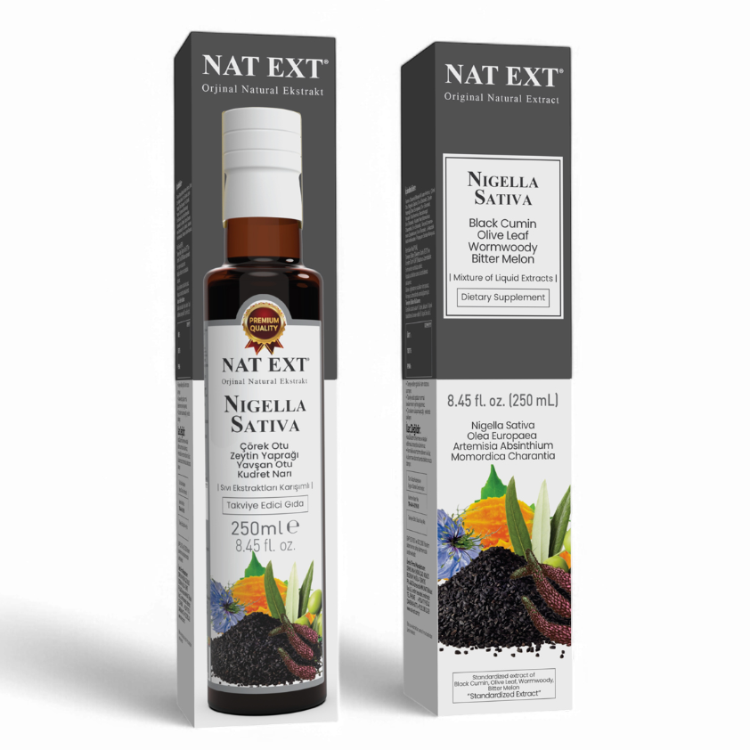 Çörek Otu - Zeytin Yaprağı - Yavşan Otu - Tarçın Sıvı  Ekstraktı 250 ml