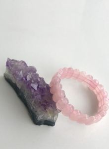 Pembe Kuvars Bileklik Model 1