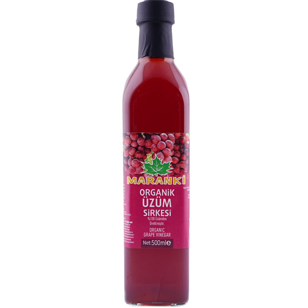 Katkısız - Doğal Üzüm Sirkesi 500 Ml (İçilebilir)