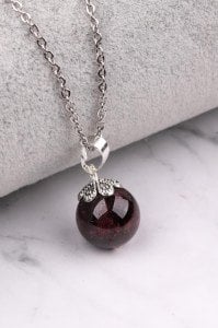 Garnet Kolye Ucu