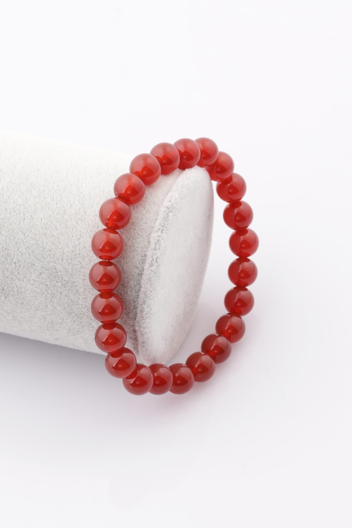 Turuncu Akik Bileklik 8 Mm-Maranki Alışveriş | Bitkisel Ürünler