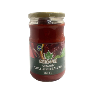 Maranki Organik Tatlı Biber Salçası 660 GR