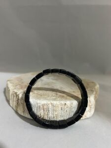 Obsidyen Siyah Bileklik - Kare Model