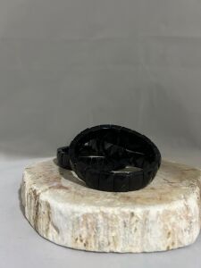 Obsidyen Siyah Bileklik - Kare Model