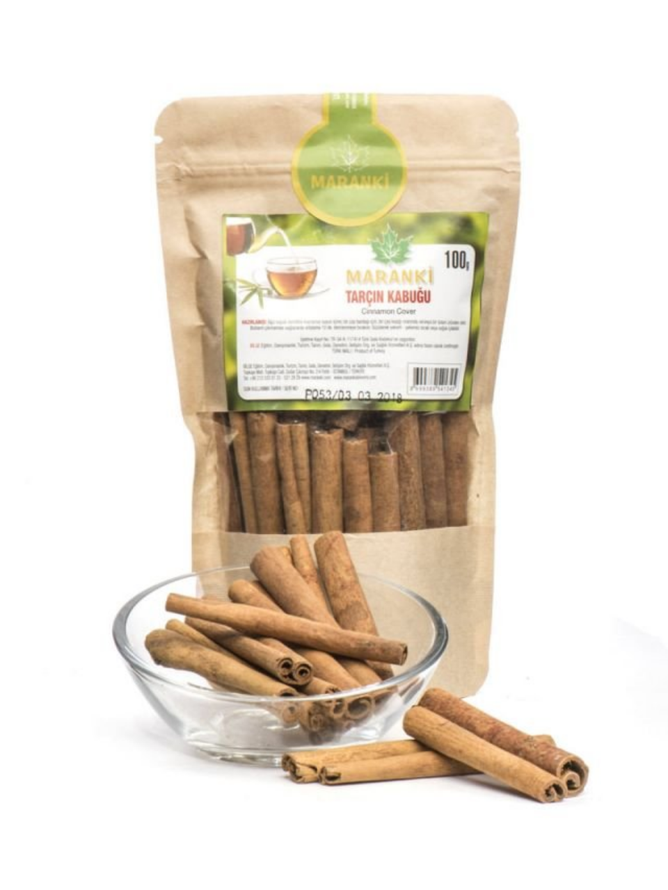 Tarçın Kalem Şeffaf 100 Gr