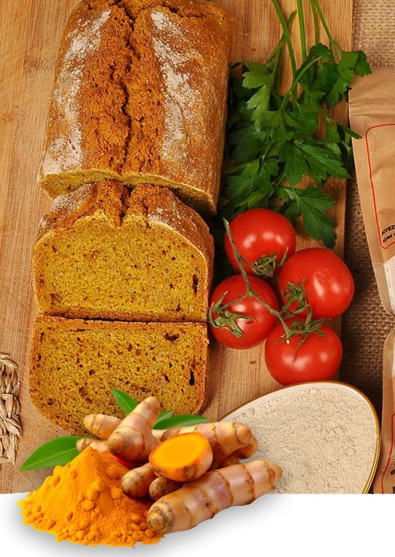Siyez Ekmeği Zerdeçallı 500 Gr