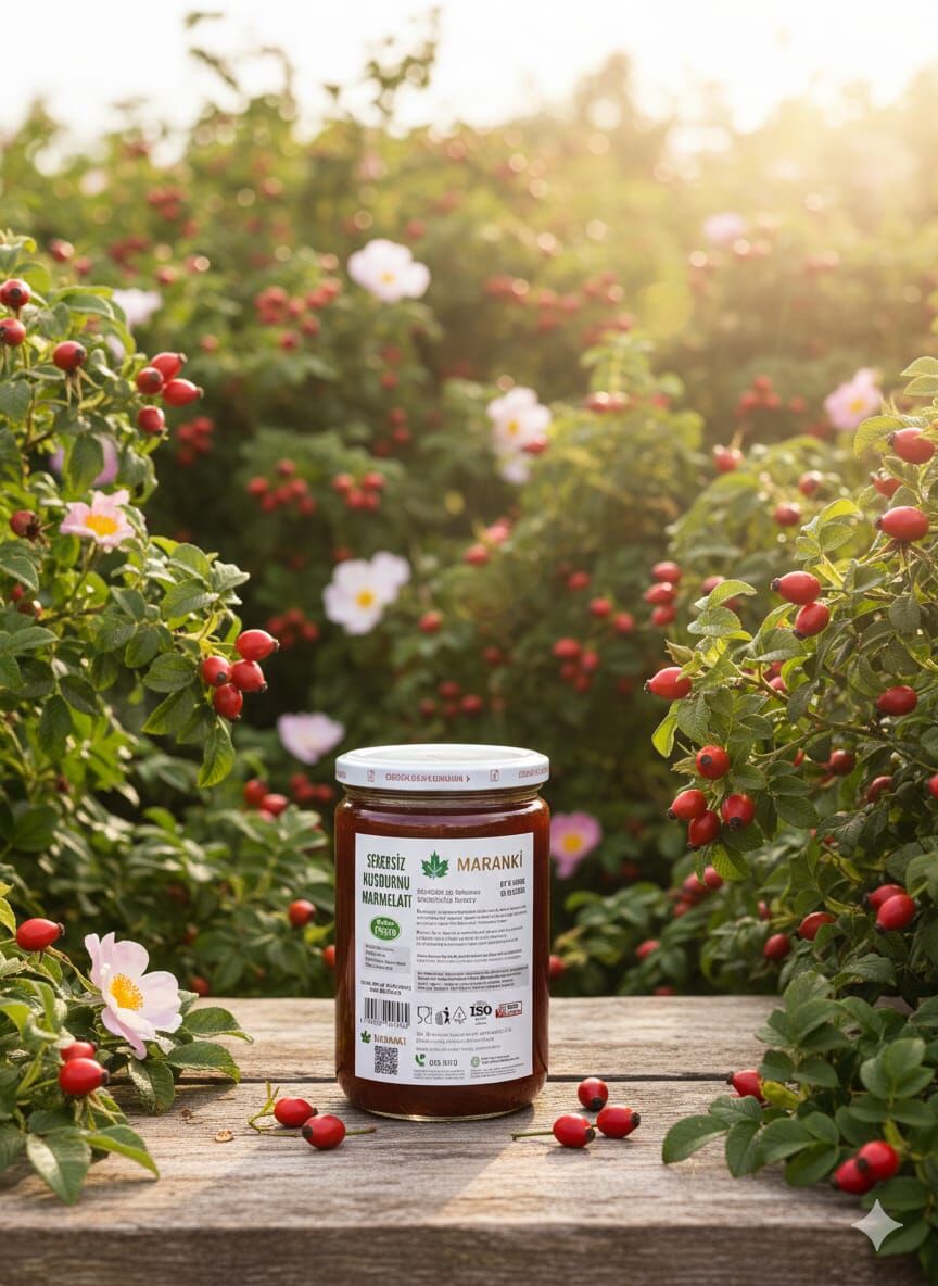 Kuşburnu Marmelatı Şekersiz 750 Gr