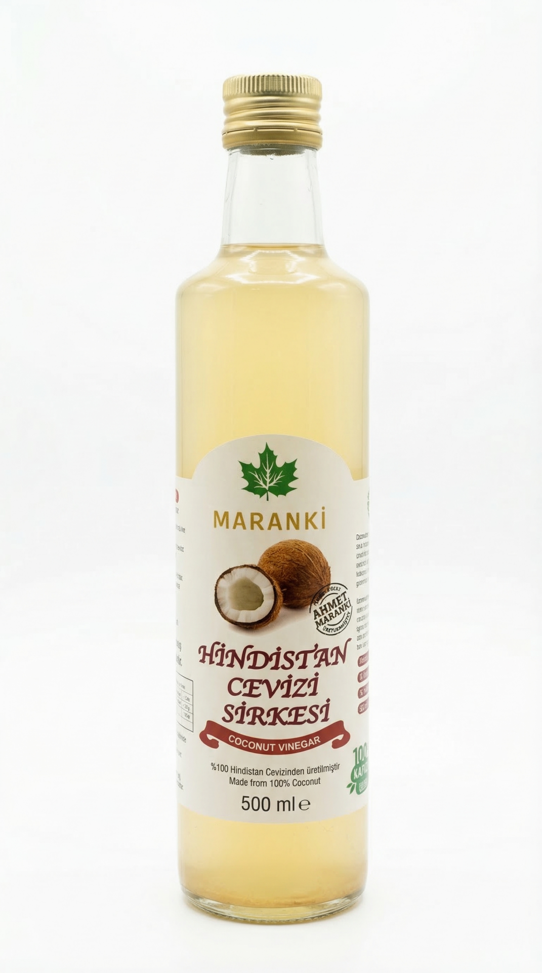 Maranki Hindistan Cevizi Sirkesi 500 Ml