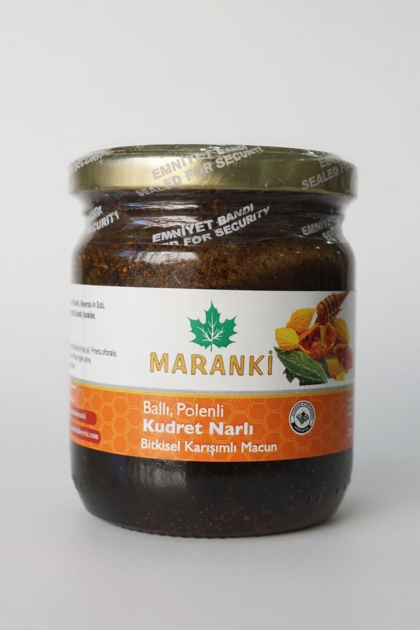 Maranki Glikozsuz Ballı Polenli Kudret Narlı Macun
