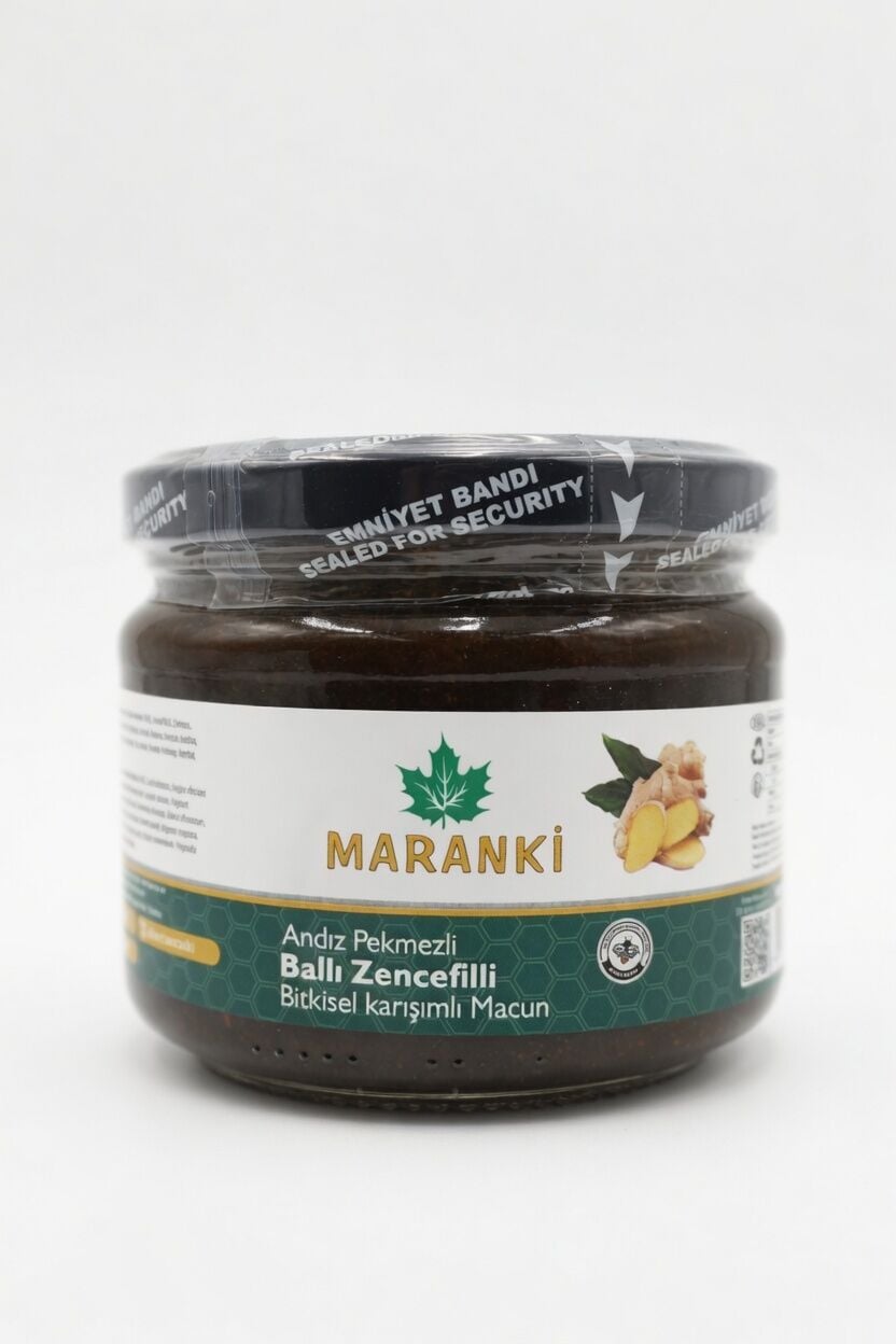 Maranki Glikozsuz Andızlı Zencefilli Bitkisel Karışımlı Macun