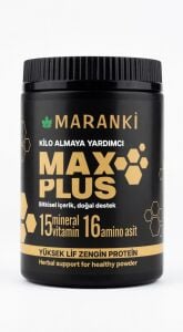 Maranki Max Plus Bitkisel İçerikli Toz Karışım (Yüksek Lif ve Protein) 550 Gr