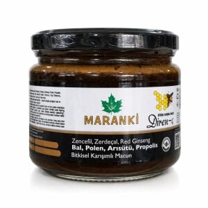 Maranki Direnç Macun - Red Ginseng - Polen - Arısütü Propolis Karışımlı