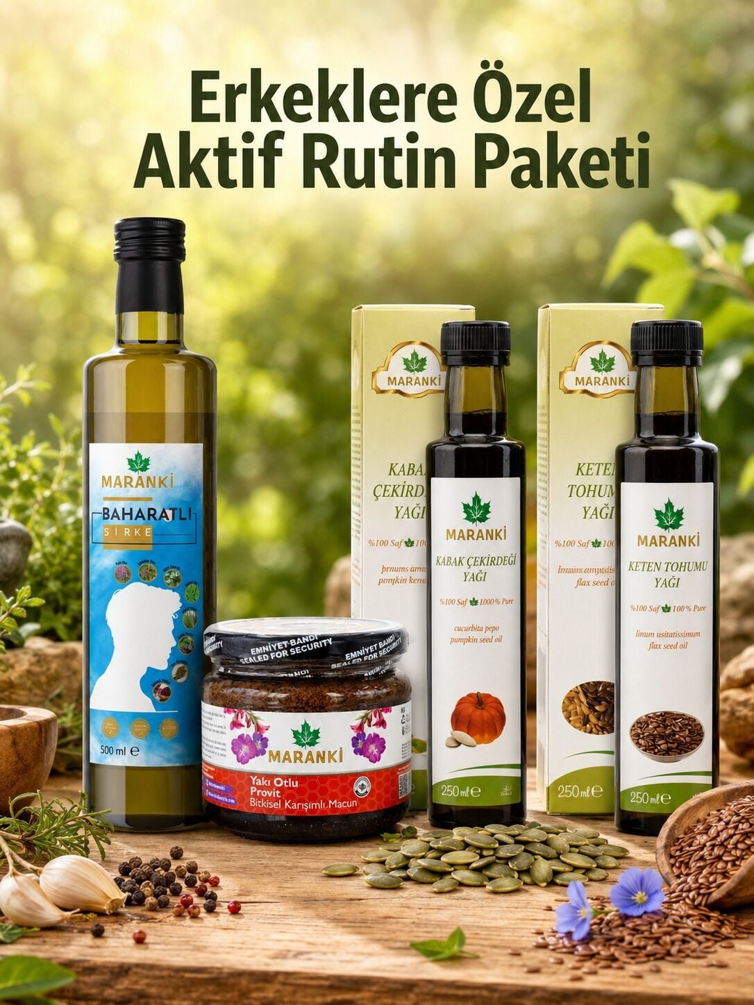 Erkeklere Özel Aktif Rutin Paketi