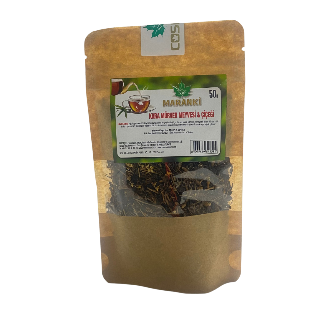 Kara Mürver Meyvesi Çiçeği 50 Gr