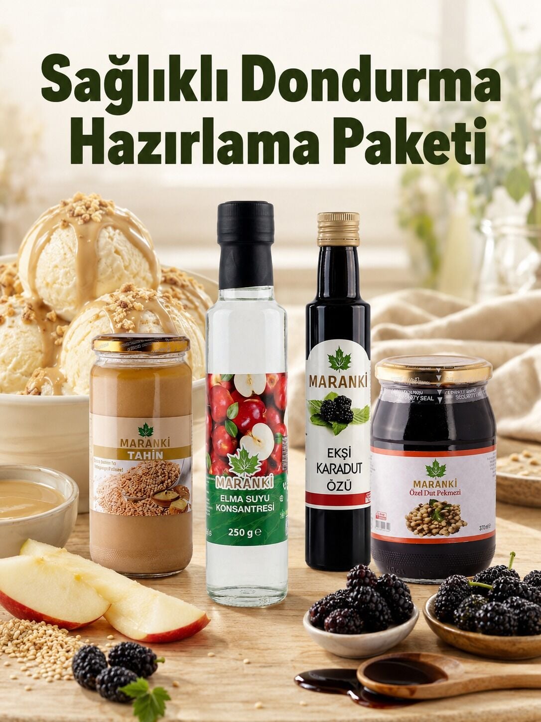 Sağlıklı Dondurma Hazırlama Seti