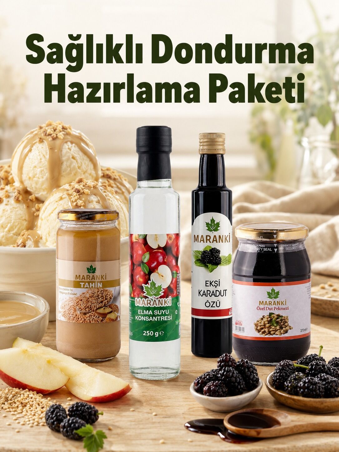 Sağlıklı Dondurma Hazırlama Seti