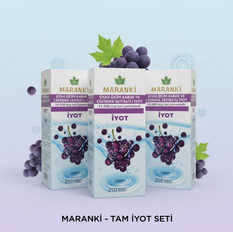 Maranki Meyve Suyu Konsantreli İyot (250 ML-14.000 µg Saf İyot)