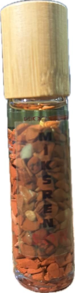 Miksren  Aromaterapi Doğal Taşlı Roll-On Turuncu Akik