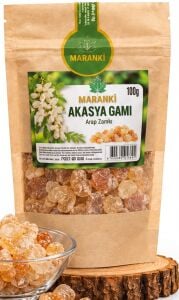 Maranki Akasya Gamı (Arap Zamkı) Doğal Bitkisel Reçine 100 g