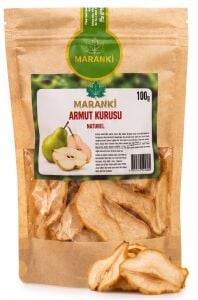 Maranki Armut Kurusu Naturel Dilimlenmiş Kuru Armut 100 g