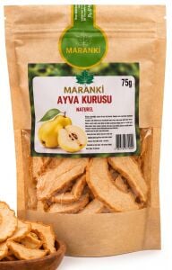 Maranki Ayva Kurusu Naturel Dilimlenmiş Kuru Ayva 75 g